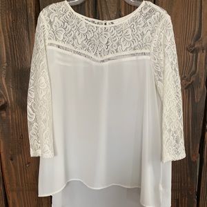 White Lace Blouse